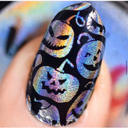 UberChic Beauty Halloween-03 Stamping Plate Gray