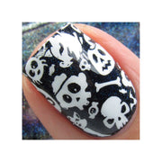 UberChic Beauty Halloween-06 Stamping Plate Dark Gray
