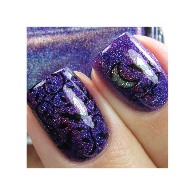 UberChic Beauty Halloween-06 Stamping Plate Dark Slate Gray
