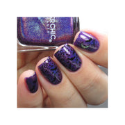 UberChic Beauty Halloween-06 Stamping Plate Dim Gray