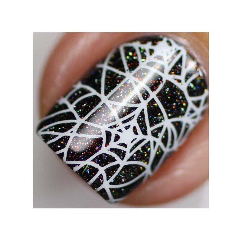 UberChic Beauty Halloween-06 Stamping Plate Dark Gray