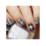 UberChic Beauty Halloween-06 Stamping Plate Gray