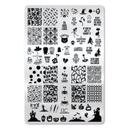UberChic Beauty Halloween-06 Stamping Plate Black