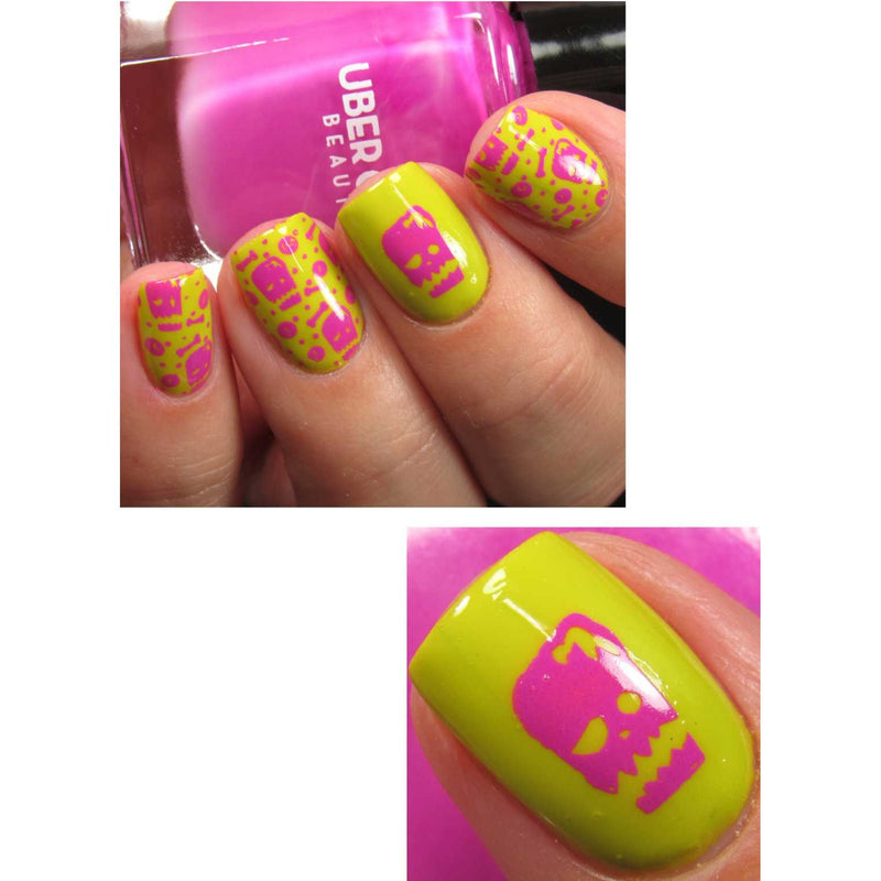 UberChic Beauty Purple People Eater - Stamping Polish Stamping Polish Maroon