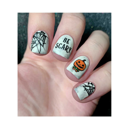 UberChic Beauty Halloween-07 Stamping Plate Rosy Brown