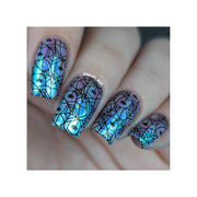 UberChic Beauty Halloween-09 Stamping Plate Light Slate Gray