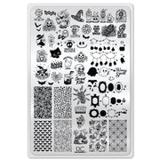 UberChic Beauty Halloween-11 Stamping Plate Light Gray