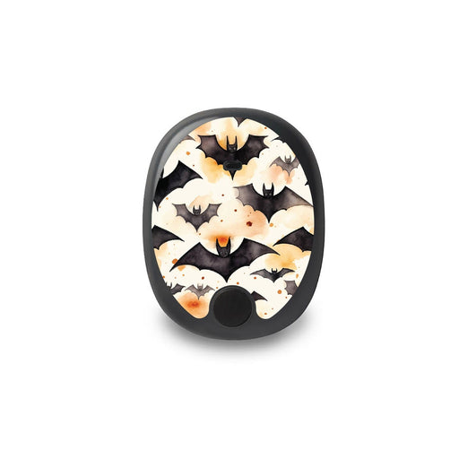 Peelz Halloween Bats Eversense Smart Transmitter Peelz/Stickers White Smoke