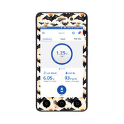 Peelz Halloween Bats Sticker for Omnipod DASH® PDM – Pump Peelz Peelz/Stickers White Smoke Whole System Peelz (front + case),Front Peelz