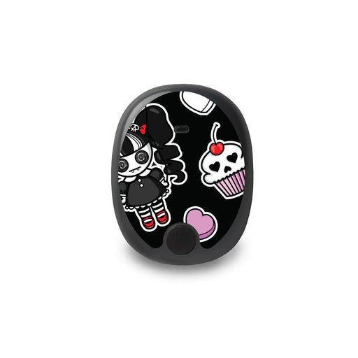 Peelz Halloween Valentine Eversense Smart Transmitter Peelz/Stickers Black