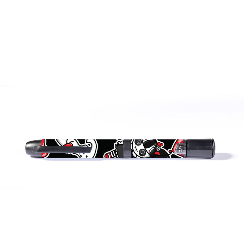 Peelz Halloween Valentine InPen - Smart Insulin Pen Peelz/Stickers White Smoke