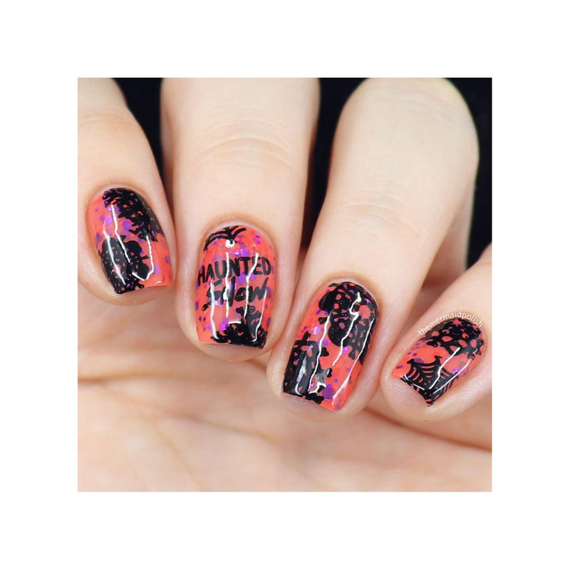 UberChic Beauty Haunted Snow Stamping Plate Tan