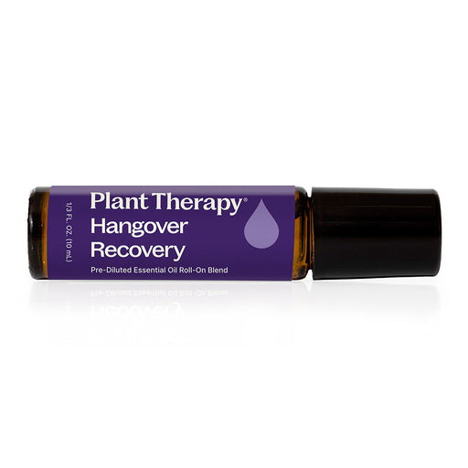 Plant Therapy Hangover Recovery Pre-Diluted Roll-On Essential Oil Black 10 mL