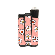 Peelz Happy Flowers Sticker for Medtronic MiniMed 770G & 780G Peelz/Stickers White Smoke Back and Clip Peelz