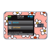 Peelz Happy Flowers Sticker for Tandem t:slim Peelz/Stickers Light Pink