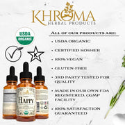 Khroma Herbal Products HAPPY - Organic Mood Enhancer Supplements White Smoke