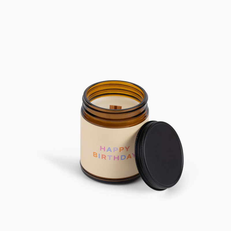 Fontana Candle Co Happy Birthday Jar Candle Candles White Smoke