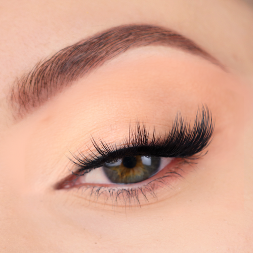 Pink Purée Harajuku Faux Mink Lashes Navajo White