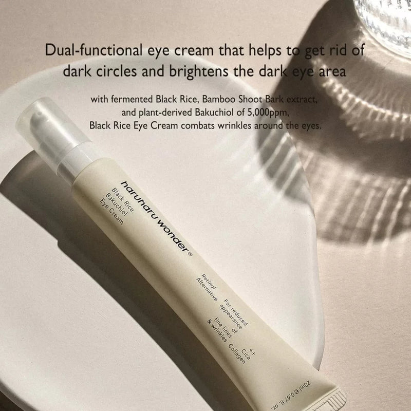 AsiaBeautyMall Haruharu Wonder Black Rice Bakuchiol Eye Cream Eye Cream Light Gray