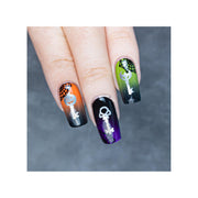 UberChic Beauty Halloween-08 Stamping Plate Dim Gray