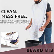 Vida Smart Vida Smart Beard Care Trimmer Hair Shave Apron Beard Trimmer Lavender Black,White