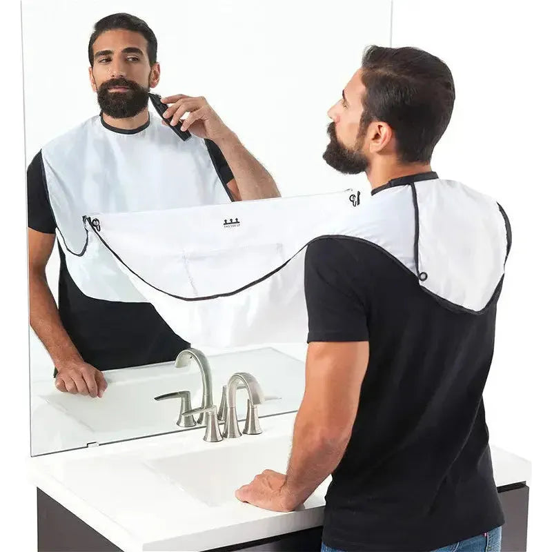 Vida Smart Vida Smart Beard Care Trimmer Hair Shave Apron Beard Trimmer Lavender Black,White