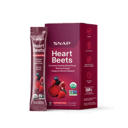 Snap Supplements Heart Beets Stick Packs Dark Red