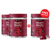 Snap Supplements Heart Beets Chews - Buy 2, Get 1 FREE! Black
