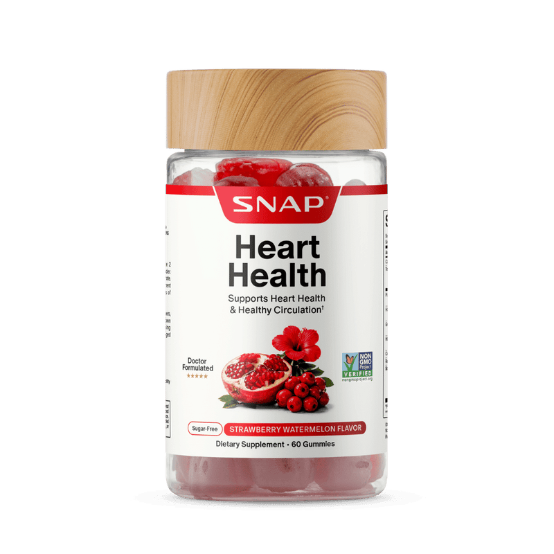 Snap Supplements Heart Health Gummies White Smoke