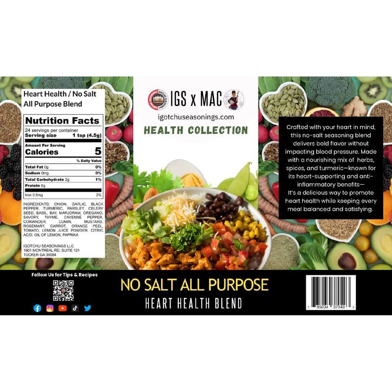 Igotchu Seasonings The 8 oz Health Collection Collab Bundle Black