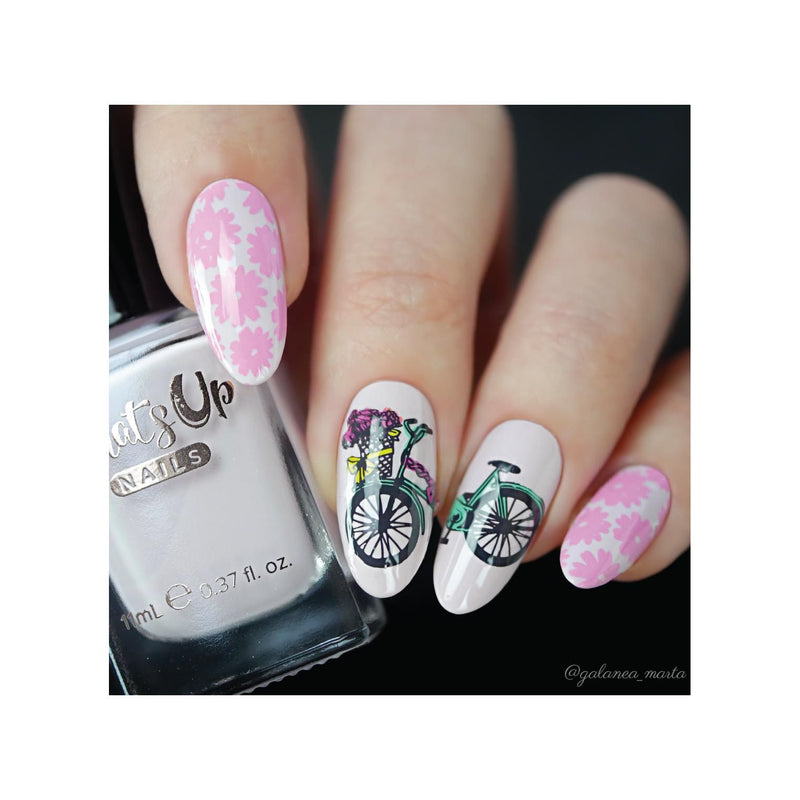 UberChic Beauty Hello Spring Stamping Plate Gray