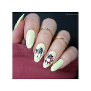 UberChic Beauty Hello Spring Stamping Plate Dim Gray