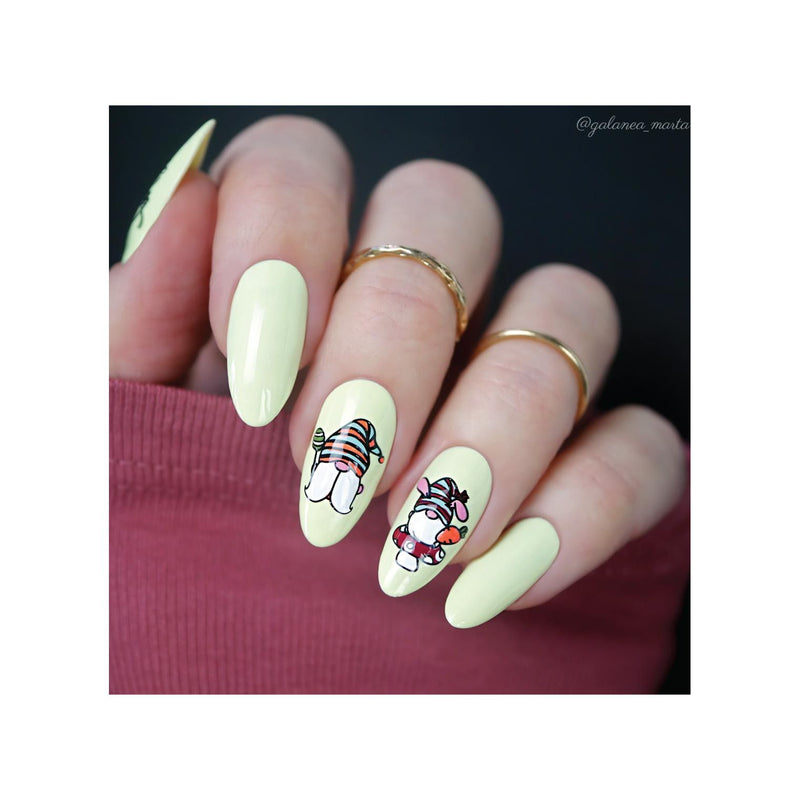 UberChic Beauty Hello Spring Stamping Plate Dim Gray