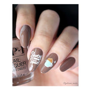 UberChic Beauty Hello Fall & Pumpkin Spice-02 Stamping Plate Rosy Brown