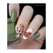 UberChic Beauty Hello Fall & Pumpkin Spice-02 Stamping Plate Rosy Brown