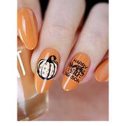 UberChic Beauty Hello Fall & Pumpkin Spice-02 Stamping Plate Rosy Brown