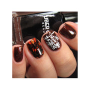 UberChic Beauty Hello Fall & Pumpkin Spice-02 Stamping Plate Dark Slate Gray