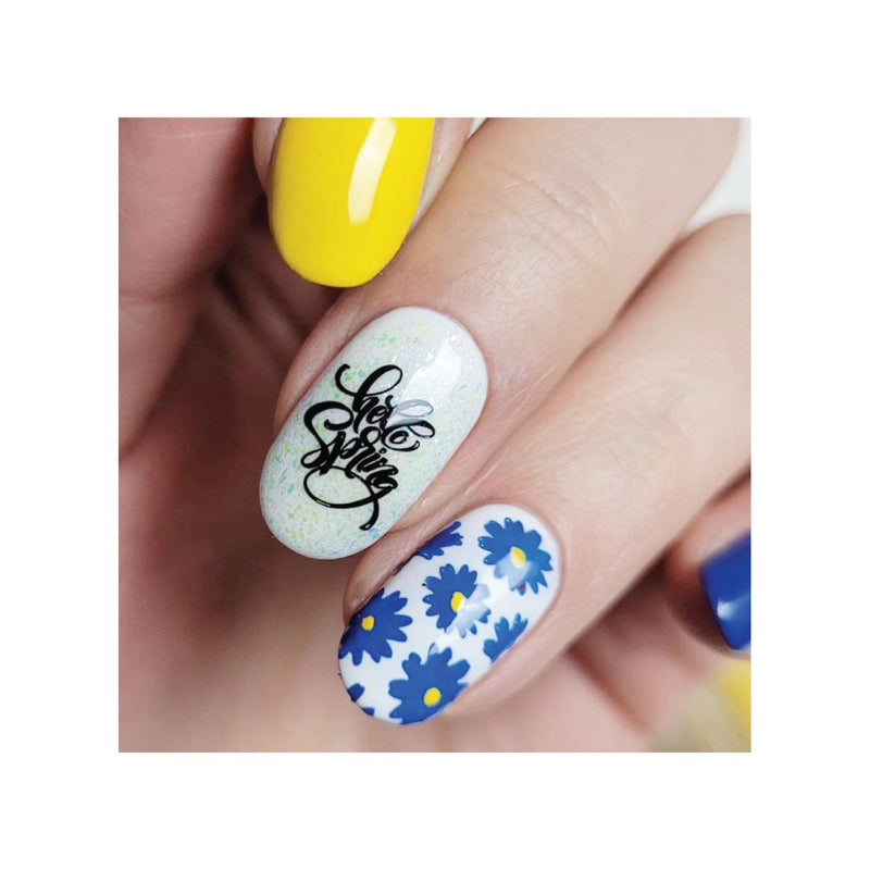 UberChic Beauty Hello Spring Stamping Plate Gray