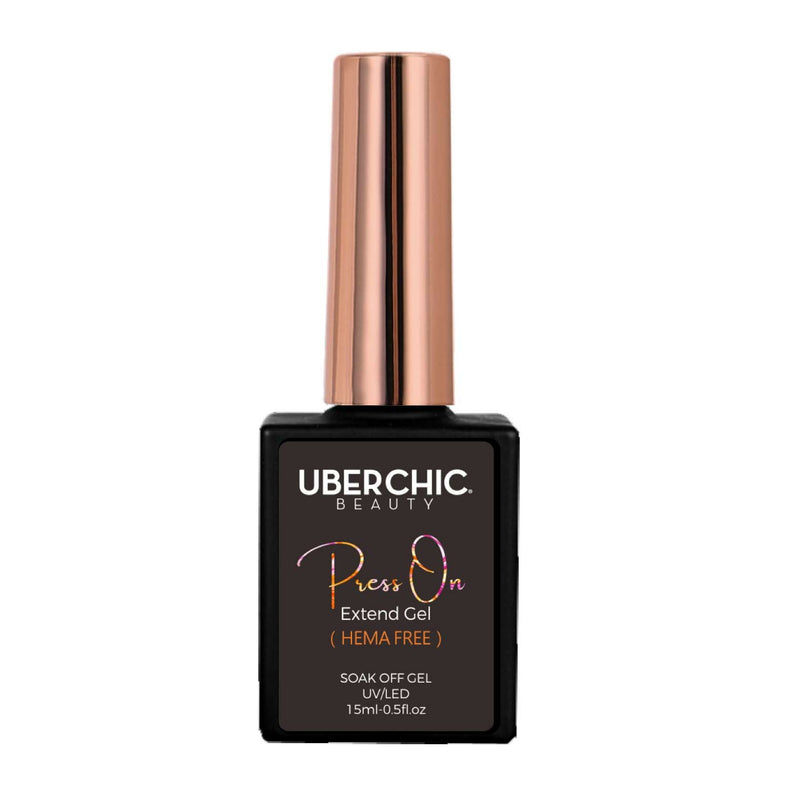 UberChic Beauty Soak-Off Nail Extension Extend Gel - HEMA-Free Gel Polish Tan