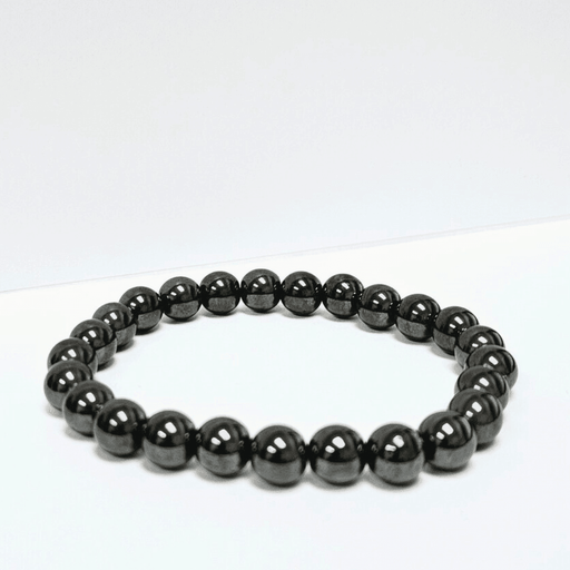 ZAQ Skin & Body Hematite Bracelet - Grounding White Smoke 6mm,8mm,10mm