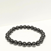 ZAQ Skin & Body Hematite Bracelet - Grounding White Smoke 6mm,8mm,10mm
