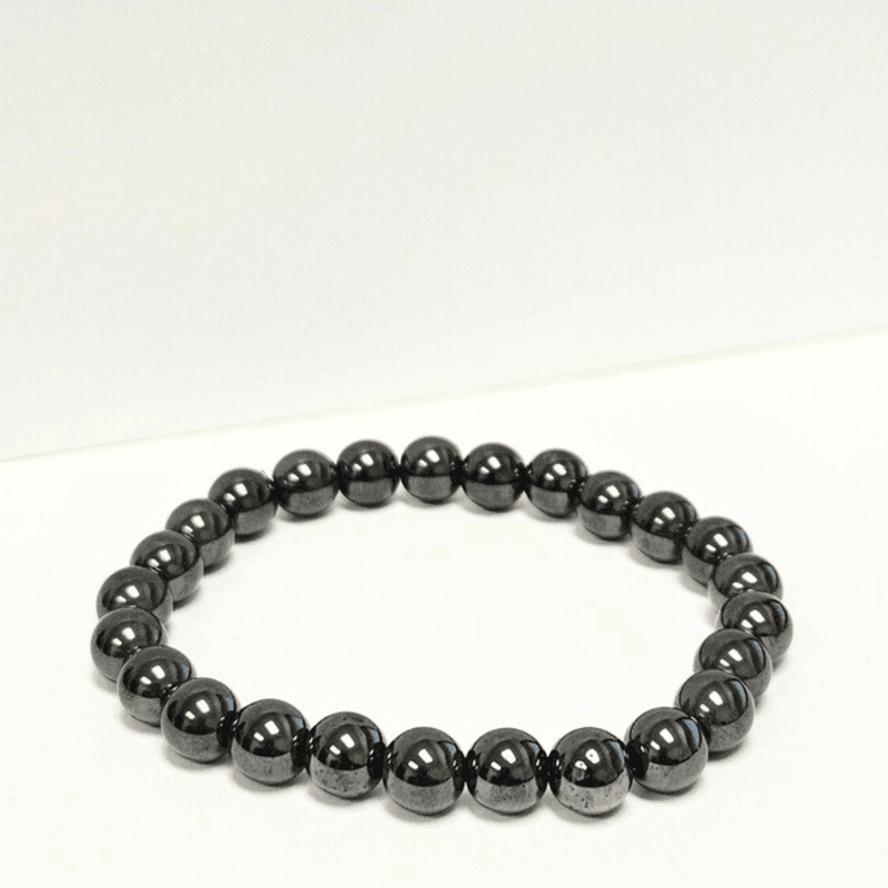 ZAQ Skin & Body Hematite Bracelet - Grounding White Smoke 6mm,8mm,10mm