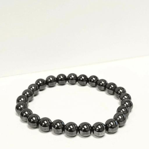 ZAQ Skin & Body Hematite Bracelet - Grounding White Smoke 6mm,8mm,10mm