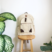 Love of Earth Co. Hemp Backpack White Smoke