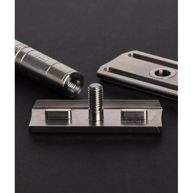 Henson Shaving Henson Shaving [AL22-V2] Titanium Safety Razor Safety Razor Dark Slate Gray Mild,Medium,Aggressive