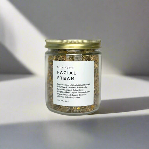 Slow North Herbal Facial Steam Skin Care Light Slate Gray