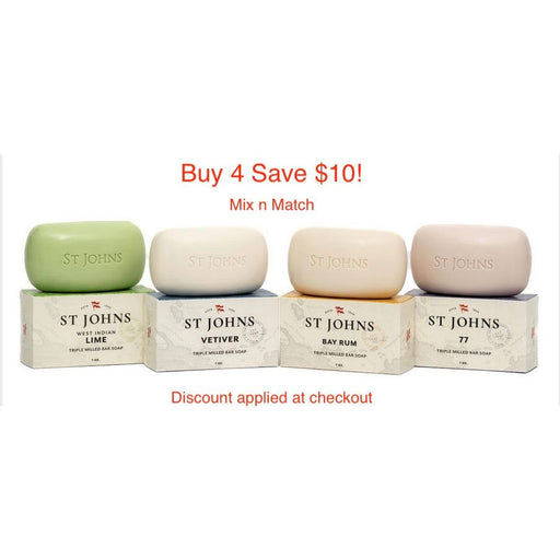 St Johns Fragrance Co LLC™ Bay Rum Soap Bar Soap Light Gray Bay Rum Soap