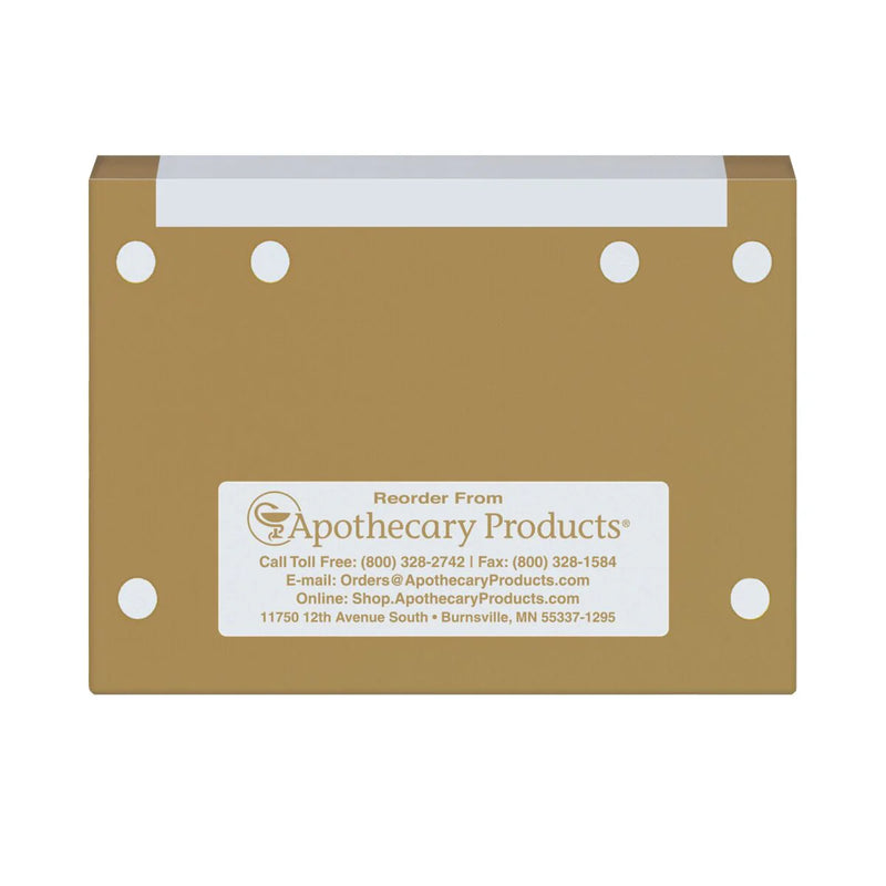 Apothecary Products Apothecary Heavyweight Double-Fold Rx File Folder, 11-inch - Tan (100 Count) Filling Folder Dark Khaki