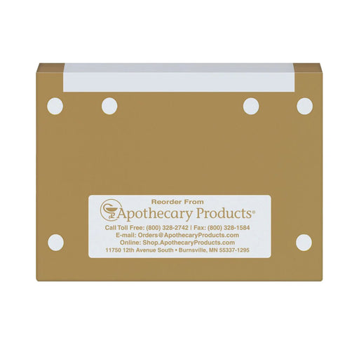 Apothecary Products Apothecary Heavyweight Double-Fold Rx File Folder, 11-inch - Tan (100 Count) Filling Folder Dark Khaki