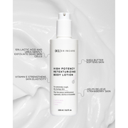 DCL Skincare High Potency Retexturizing Body Lotion Bottle Lavender